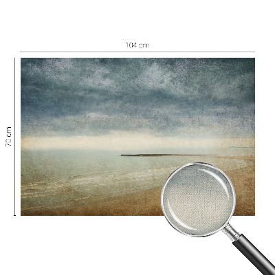 Fototapet 3D pentru living cu un peisaj marin
