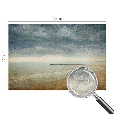 Fototapet 3D pentru living cu un peisaj marin