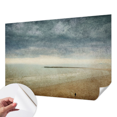 Fototapet 3D pentru living cu un peisaj marin