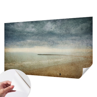 Fototapet 3D pentru living cu un peisaj marin