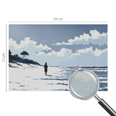 Fototapet autoadeziv pentru living cu motivul frunzelor tropicale