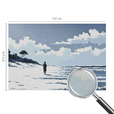 Fototapet autoadeziv pentru living cu motivul frunzelor tropicale