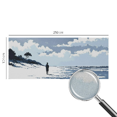 Fototapet autoadeziv pentru living cu motivul frunzelor tropicale