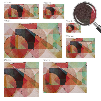 Fototapet autocolant cu forme abstracte