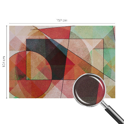 Fototapet autocolant cu forme abstracte
