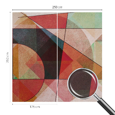 Fototapet autocolant cu forme abstracte