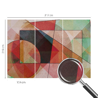 Fototapet autocolant cu forme abstracte