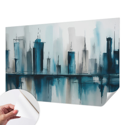 Fototapet 3D pentru dormitor cu compoziție abstractă