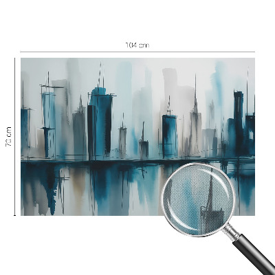 Fototapet 3D pentru dormitor cu compoziție abstractă