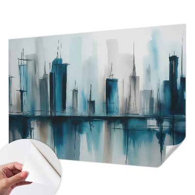 Fototapet 3D pentru dormitor cu compoziție abstractă
