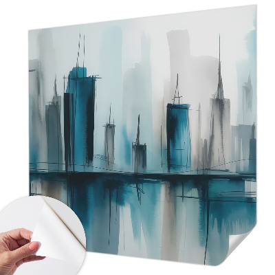 Fototapet 3D pentru dormitor cu compoziție abstractă