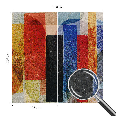 Fototapet autoadeziv pentru camera copiilor cu modele geometrice