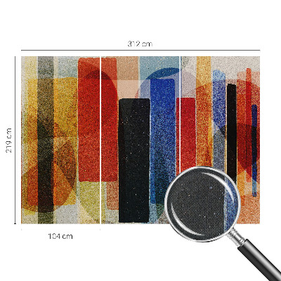 Fototapet autoadeziv pentru camera copiilor cu modele geometrice