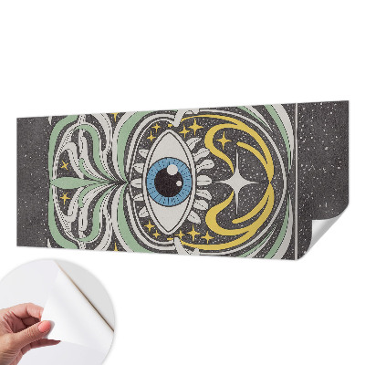 Tapet autocolant perete cu model de cercuri în stil creativ