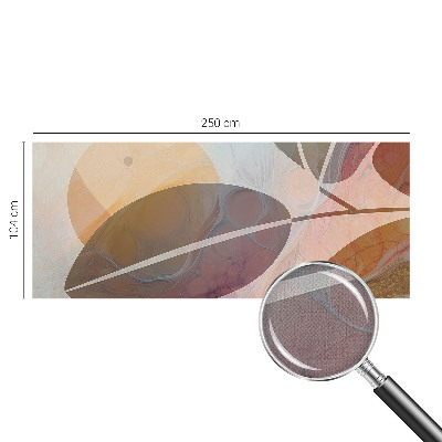 Fototapet 3d pentru living cu motive de pene subtile
