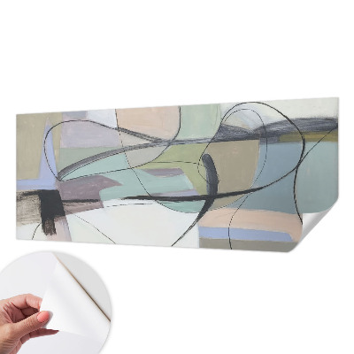 Fototapet autocolant cu motiv în acuarelă abstractă