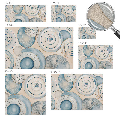 Fototapet 3d cu forme abstracte