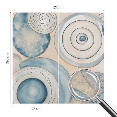 Fototapet 3d cu forme abstracte