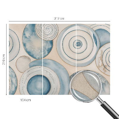 Fototapet 3d cu forme abstracte