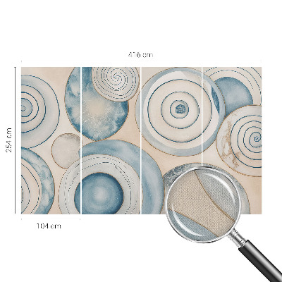 Fototapet 3d cu forme abstracte