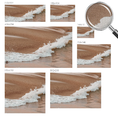 Fototapet 3D pentru living cu stropi de albastru marin