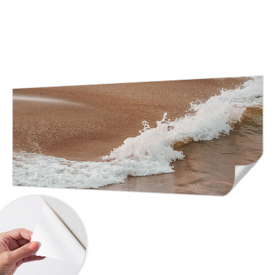 Fototapet 3D pentru living cu stropi de albastru marin