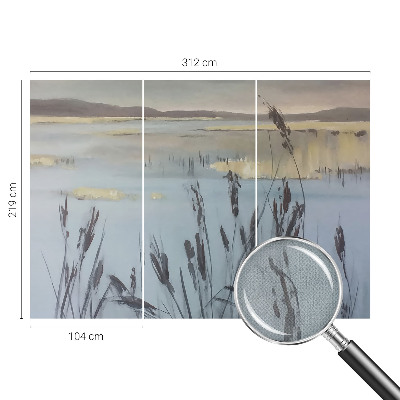 Fototapet 3D pentru dormitor cu motiv marin ce evocă liniștea la malul mării