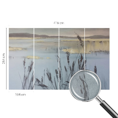 Fototapet 3D pentru dormitor cu motiv marin ce evocă liniștea la malul mării