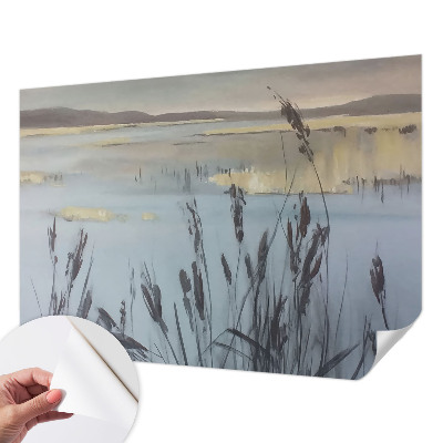 Fototapet 3D pentru dormitor cu motiv marin ce evocă liniștea la malul mării