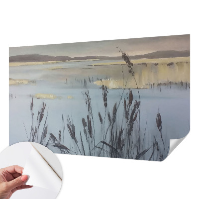 Fototapet 3D pentru dormitor cu motiv marin ce evocă liniștea la malul mării