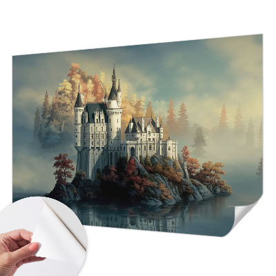 Fototapet autocolant cu motive de frunze de castan