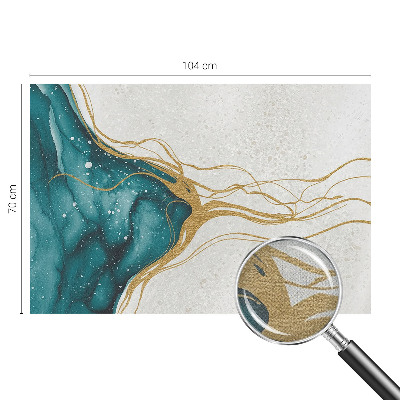 Fototapet 3d pentru dormitor cu motiv de vârtejuri de plante