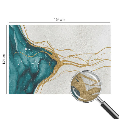 Fototapet 3d pentru dormitor cu motiv de vârtejuri de plante