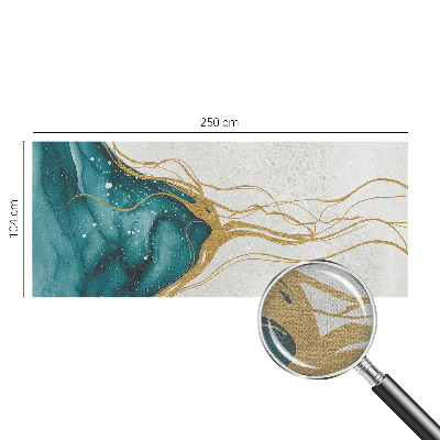 Fototapet 3d pentru dormitor cu motiv de vârtejuri de plante