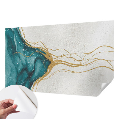 Fototapet 3d pentru dormitor cu motiv de vârtejuri de plante