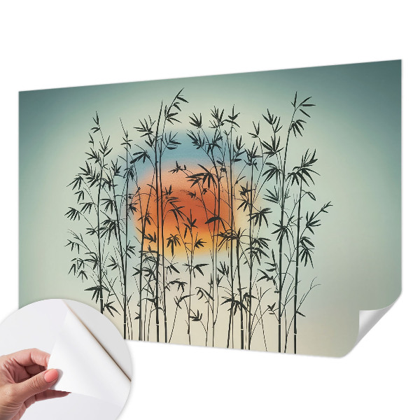 Fototapet 3D cu design care înfățișează o furtună la orizont