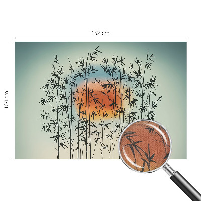 Fototapet 3D cu design care înfățișează o furtună la orizont