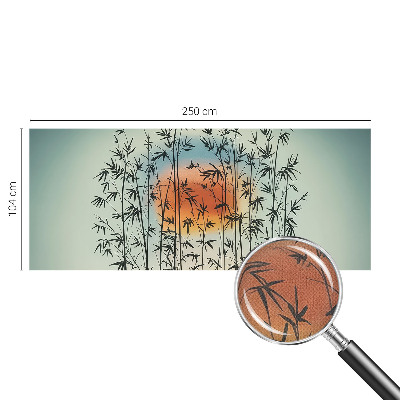 Fototapet 3D cu design care înfățișează o furtună la orizont