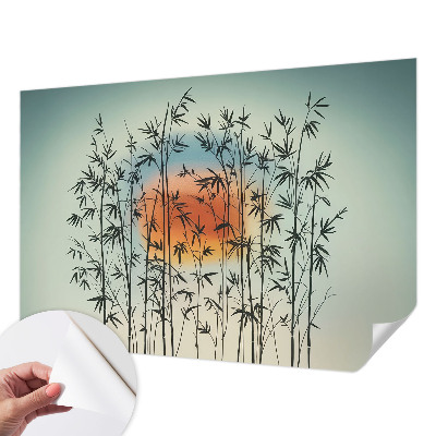 Fototapet 3D cu design care înfățișează o furtună la orizont