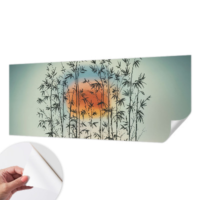 Fototapet 3D cu design care înfățișează o furtună la orizont