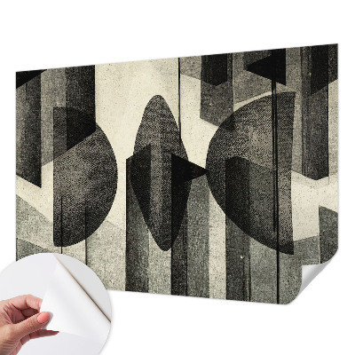 Fototapet 3D pentru living cu un buchet de flori