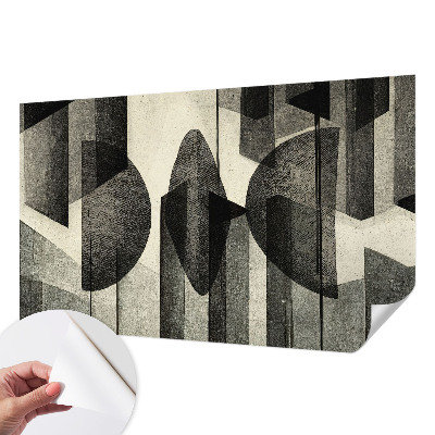 Fototapet 3D pentru living cu un buchet de flori