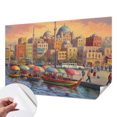 Fototapet 3D pentru living cu un design „Frumusețe exotică”