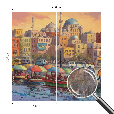 Fototapet 3D pentru living cu un design „Frumusețe exotică”