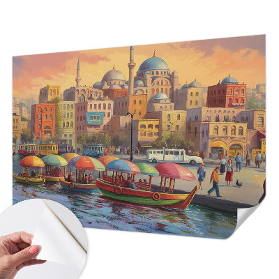 Fototapet 3D pentru living cu un design „Frumusețe exotică”
