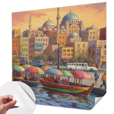 Fototapet 3D pentru living cu un design „Frumusețe exotică”
