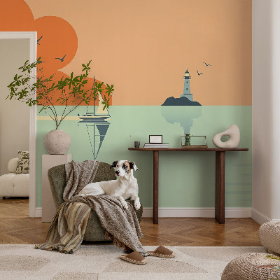 Fototapet 3d pentru living Flori de iris