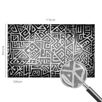 Fototapet autoadeziv pentru living Abstracție albastru închis