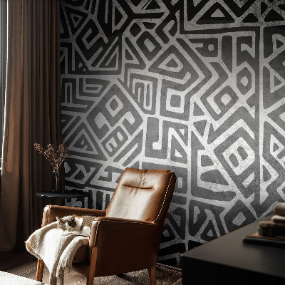 Fototapet autoadeziv pentru living Abstracție albastru închis