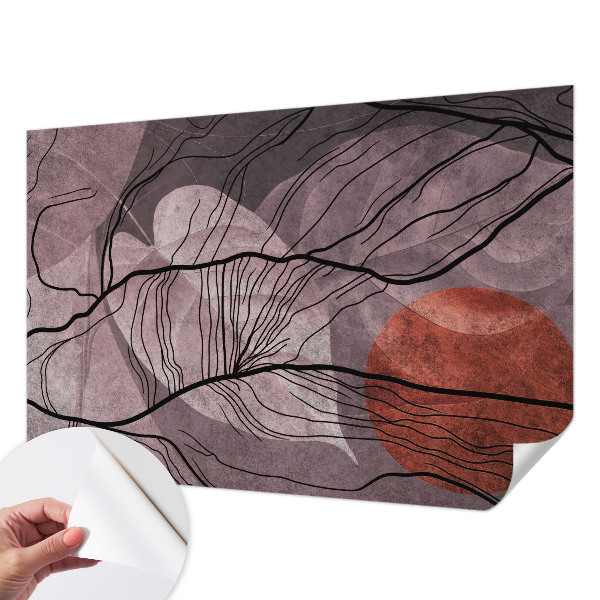 Fototapet 3d pentru living Detalii despre plante